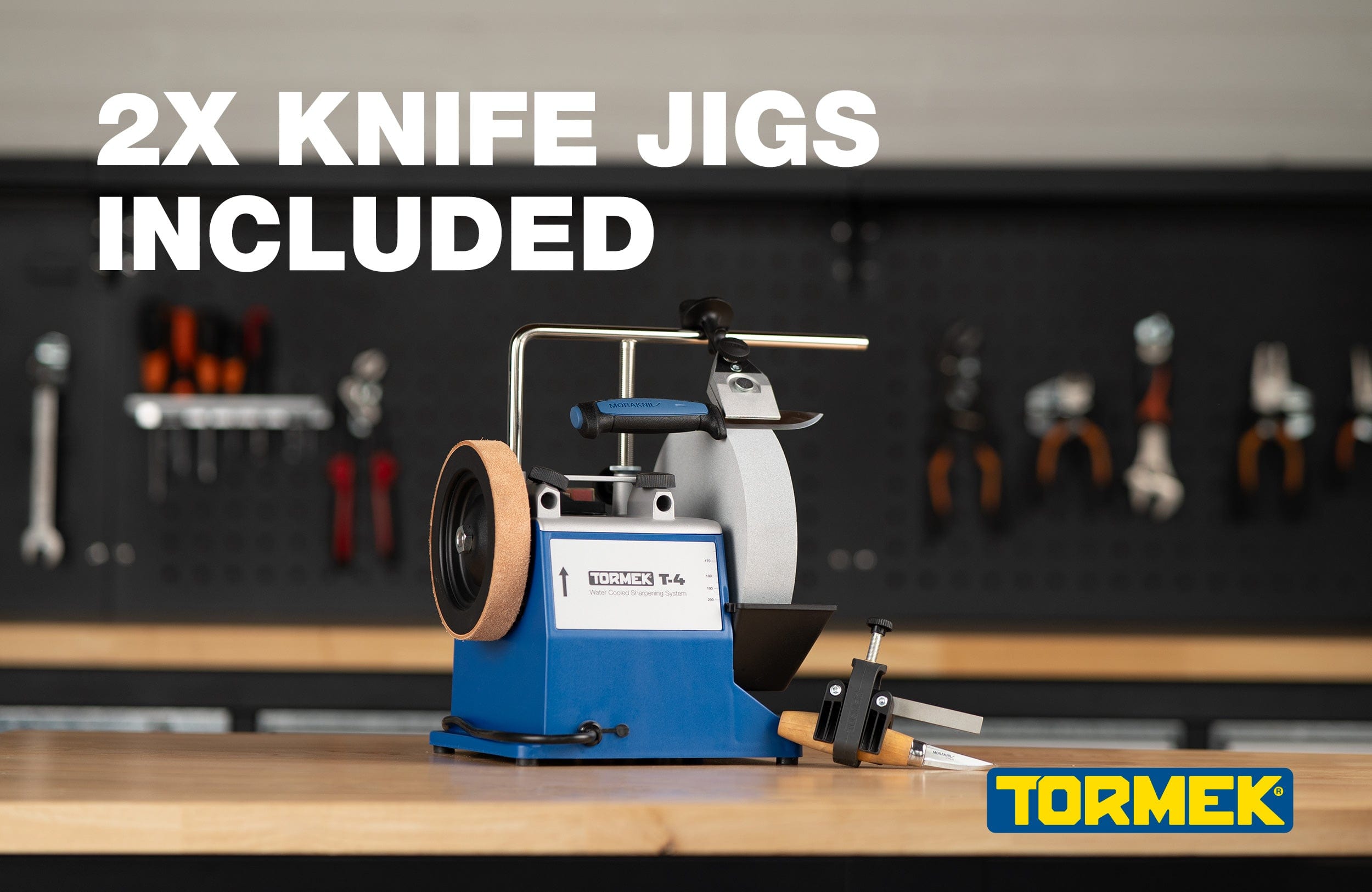 Tormek T-4 Original + KJ-45 + SVM-00 Water Cooled Tool Sharpening System *Limited Edition*