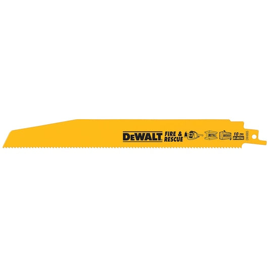 Dewalt 9" Demolition Bi-Metal Reciprocating Saw Blade (10 TPI) (5 PK) DW4865