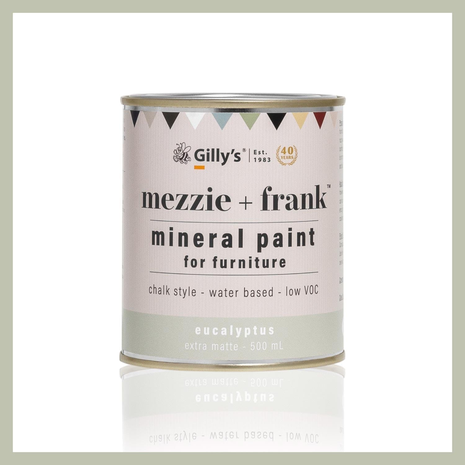 Mezzie + Frank Chalk Style Mineral Paint by Gilly's