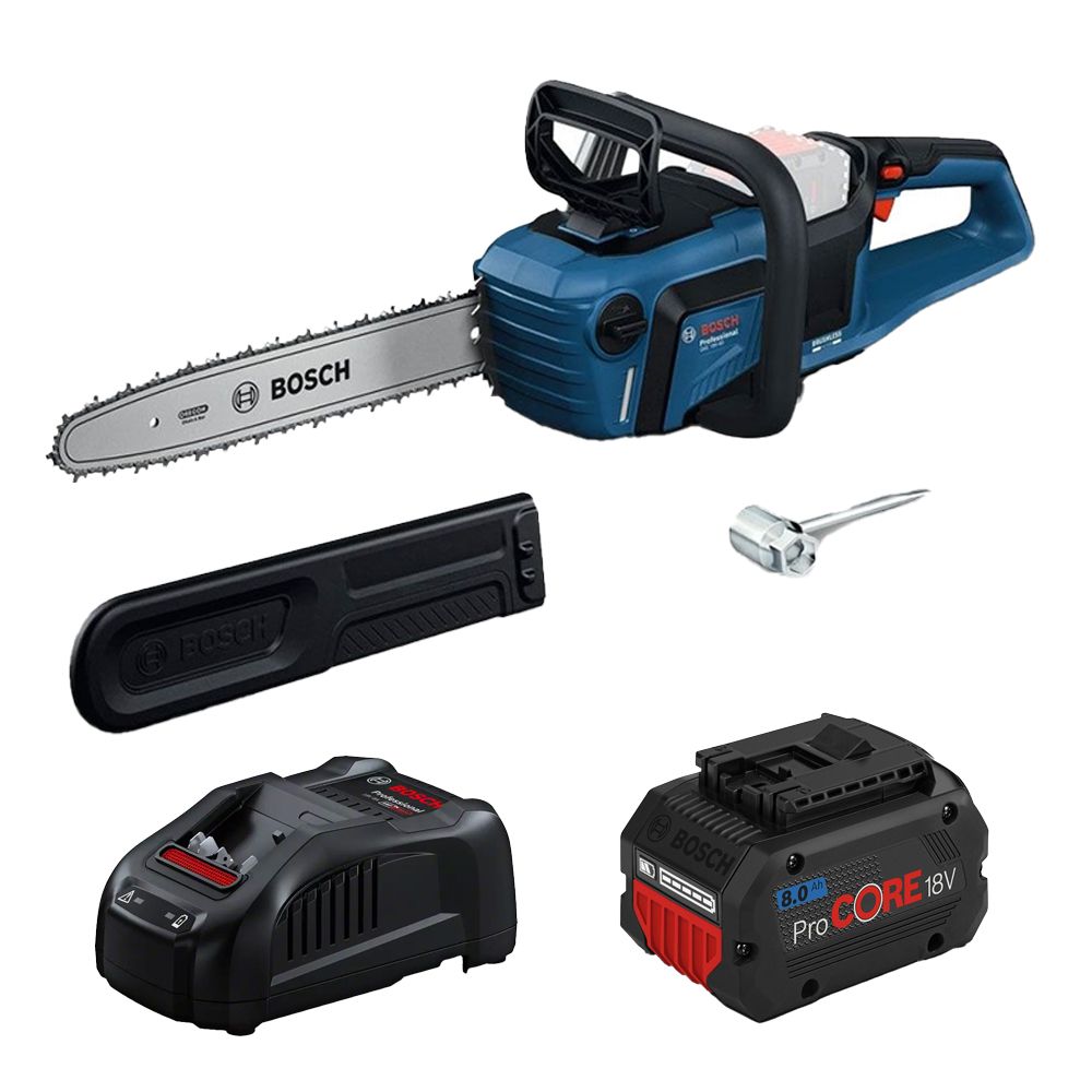 Bosch 18V Brushless 8.0Ah Chainsaw Kit GKE 18V-40 06008D3040