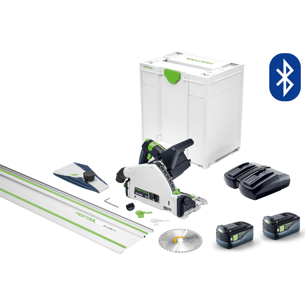 *Limited Edition - Available until 31/3/25* Festool 160mm 36V 5.Ah Cordless Plunge Saw Set TSC 55K F28110