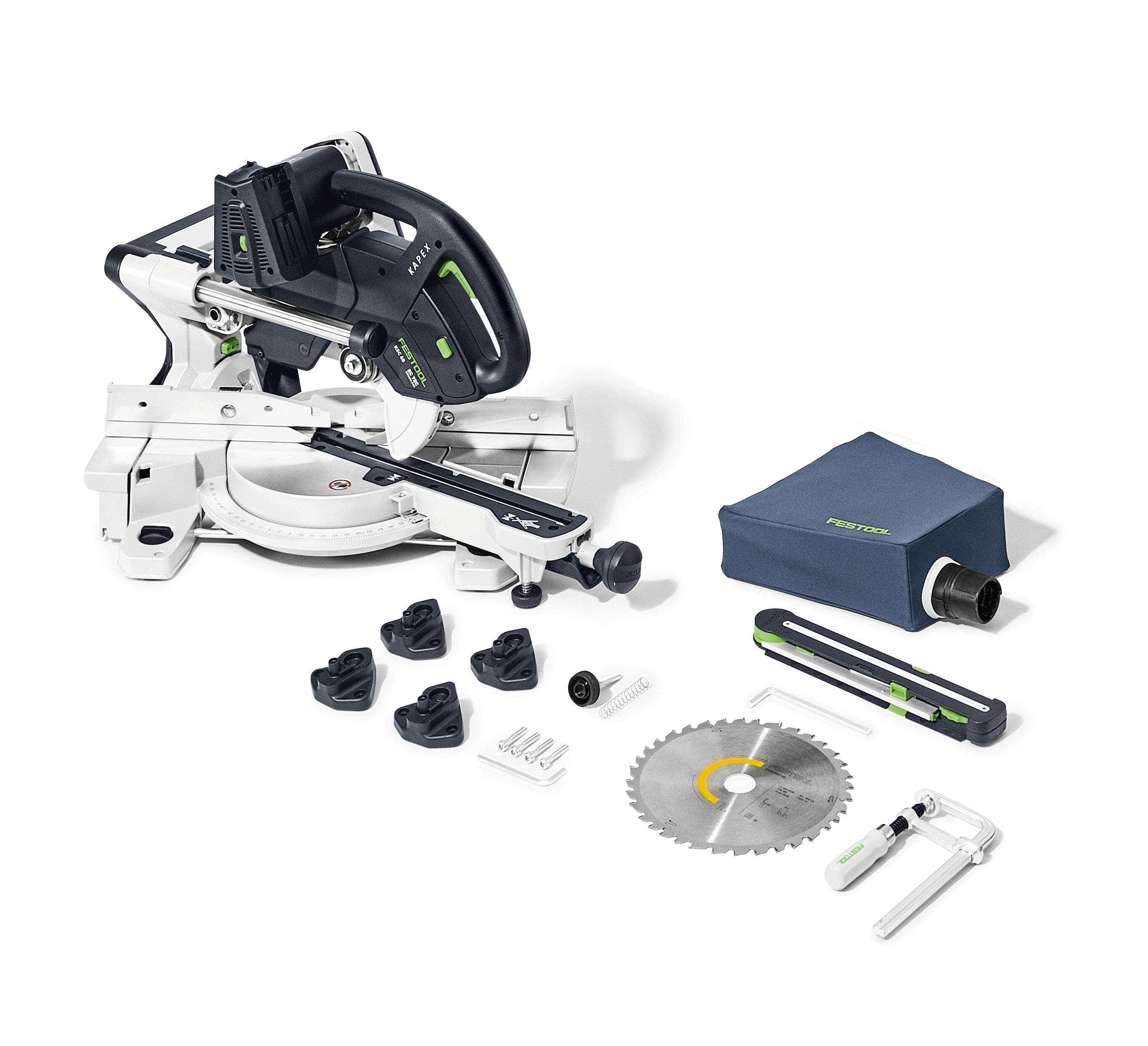 *Limited Edition* Festool KSC 60 KAPEX 18V Cordless 216mm Slide Compound Mitre Saw Ultimate Set F29023