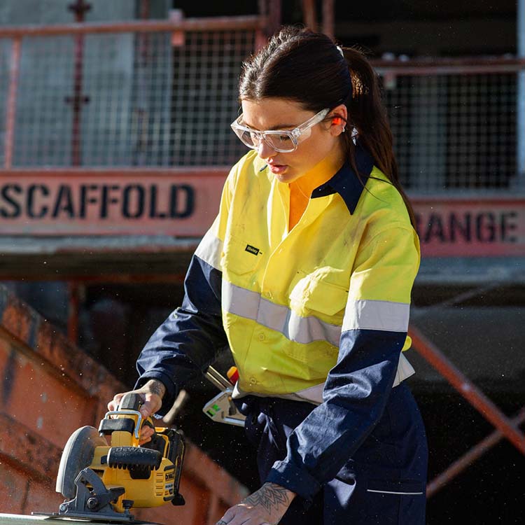 SafeStyle Fusions Clear Frame Clear Lens