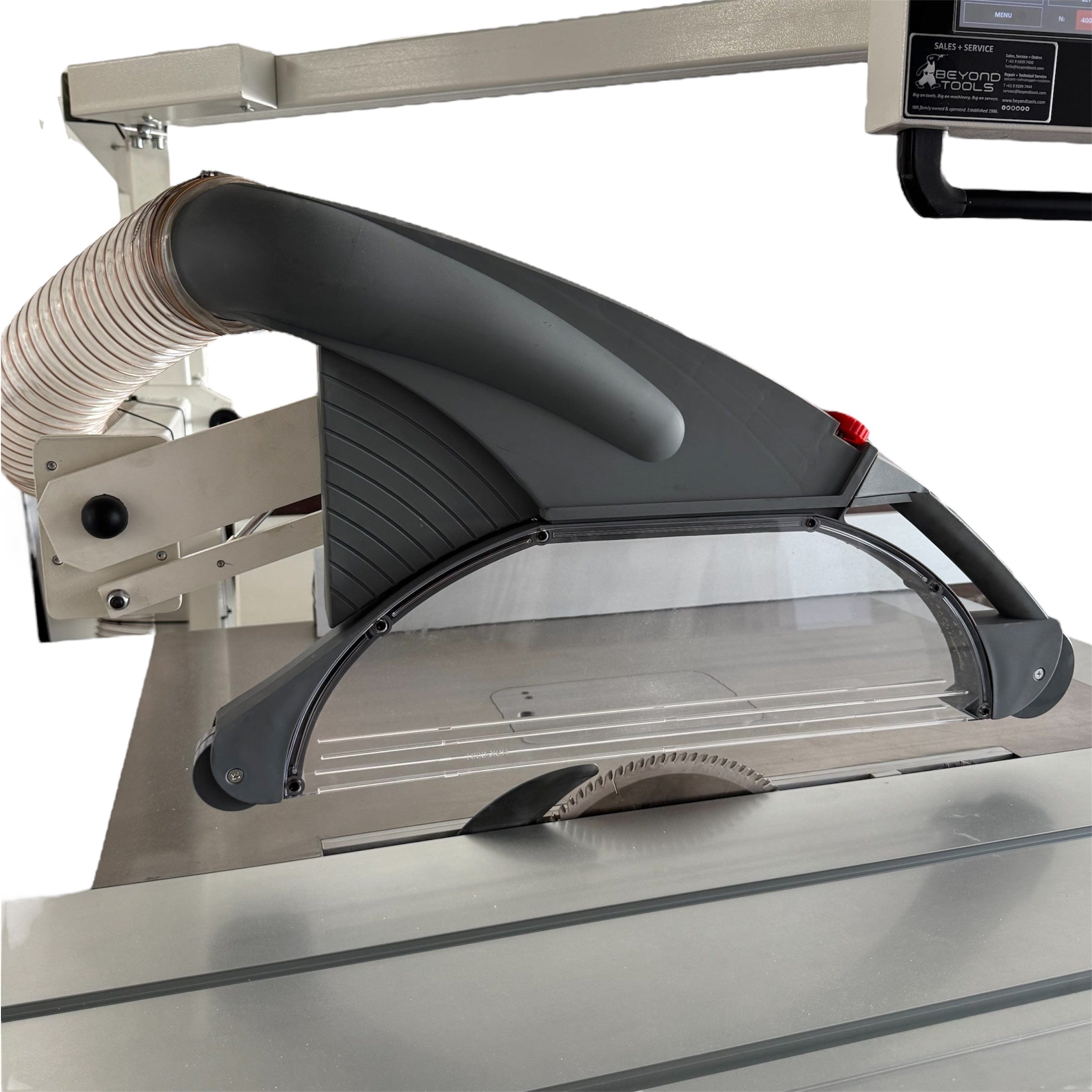 ToughCut 400mm (16") 7.5HP 3.2m Sliding Table (Optional Upgrade to 3.8m Sliding Table) with Overhead Control & Automatic Rise / Fall & Tilt Panel Saw 415V Diamond 450B