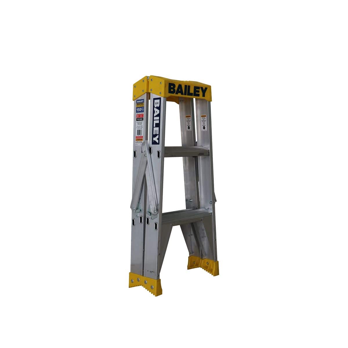 Pro Aluminium Double Sided Step Ladder 150Kg Bailey