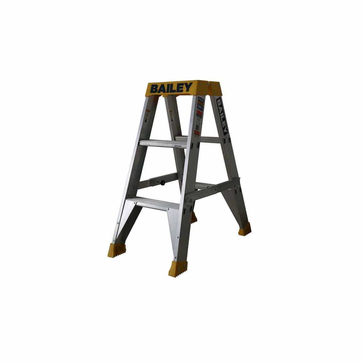 Pro Aluminium Double Sided Step Ladder 150Kg Bailey