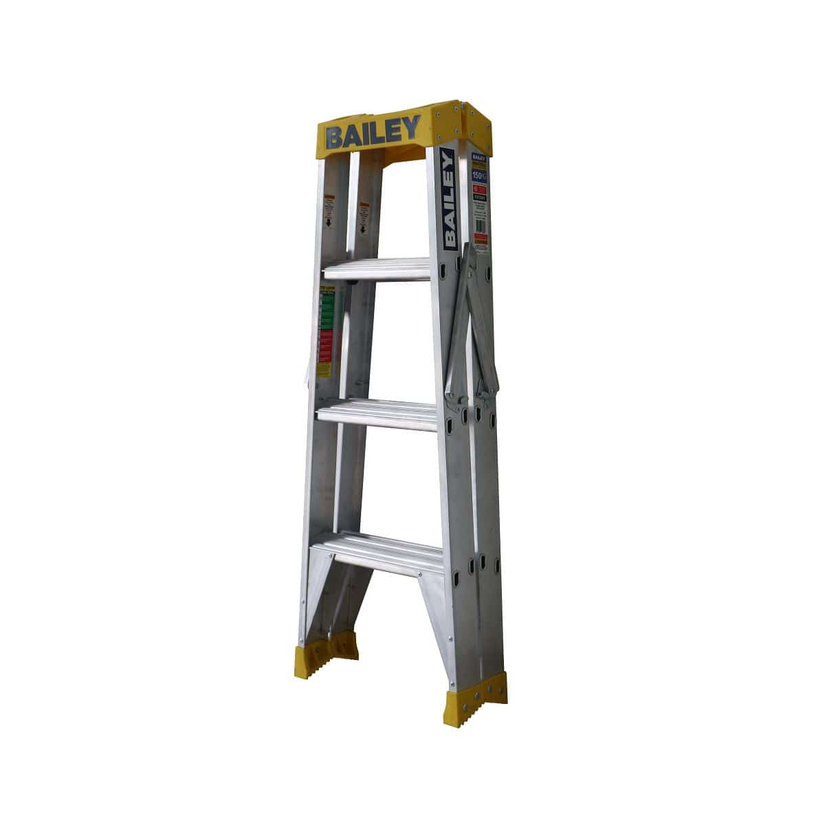 Pro Aluminium Double Sided Step Ladder 150Kg Bailey