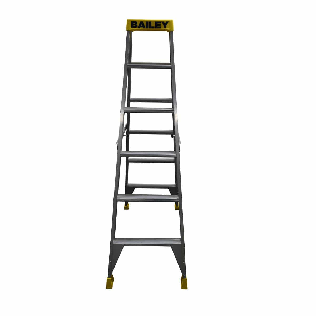 Pro Aluminium Double Sided Step Ladder 150Kg Bailey