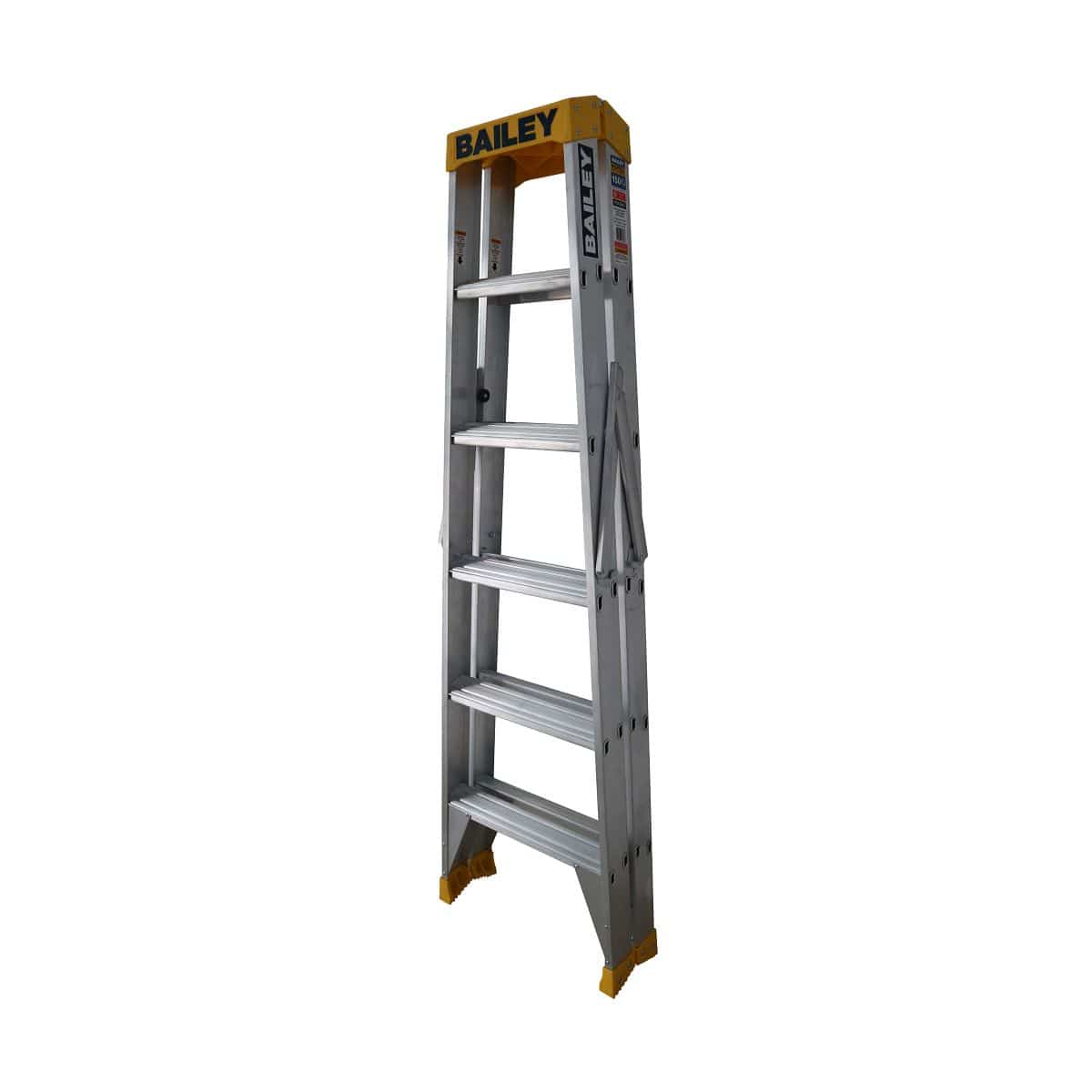 Pro Aluminium Double Sided Step Ladder 150Kg Bailey