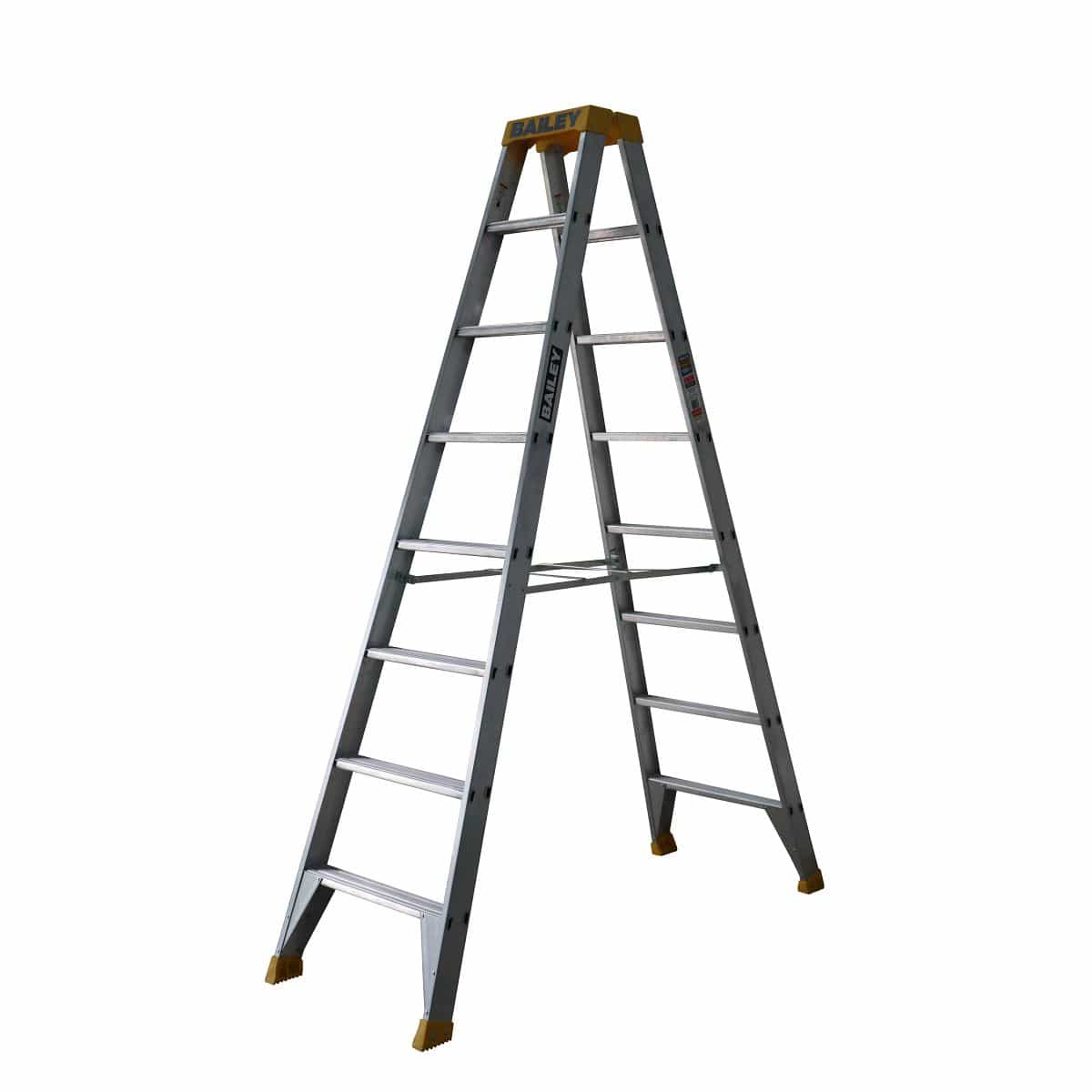 Pro Aluminium Double Sided Step Ladder 150Kg Bailey