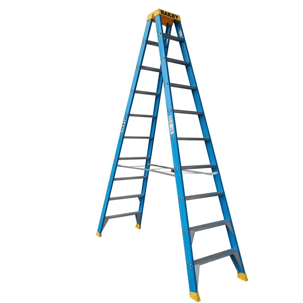 Bailey Pro Punchlock® Fibreglass Double Sided Stepladder Series – 150kg Industrial Rated