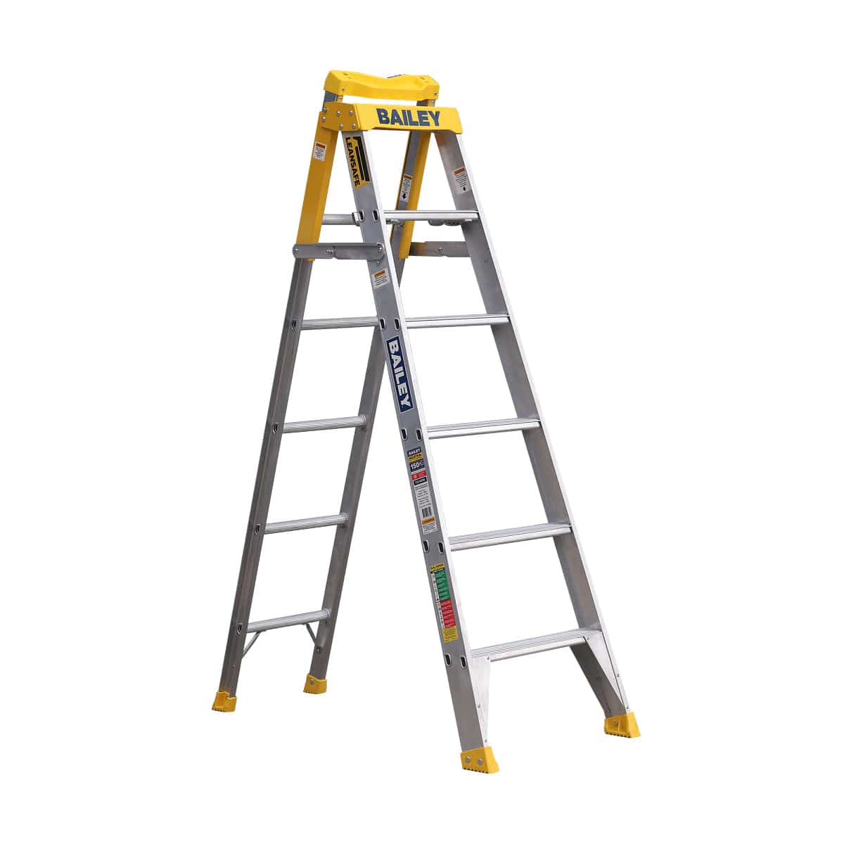 Bailey Pro Aluminium ASE6 PUNCHLOCK® 150kg 6 Step Pro Extension Stepladder FS14090
