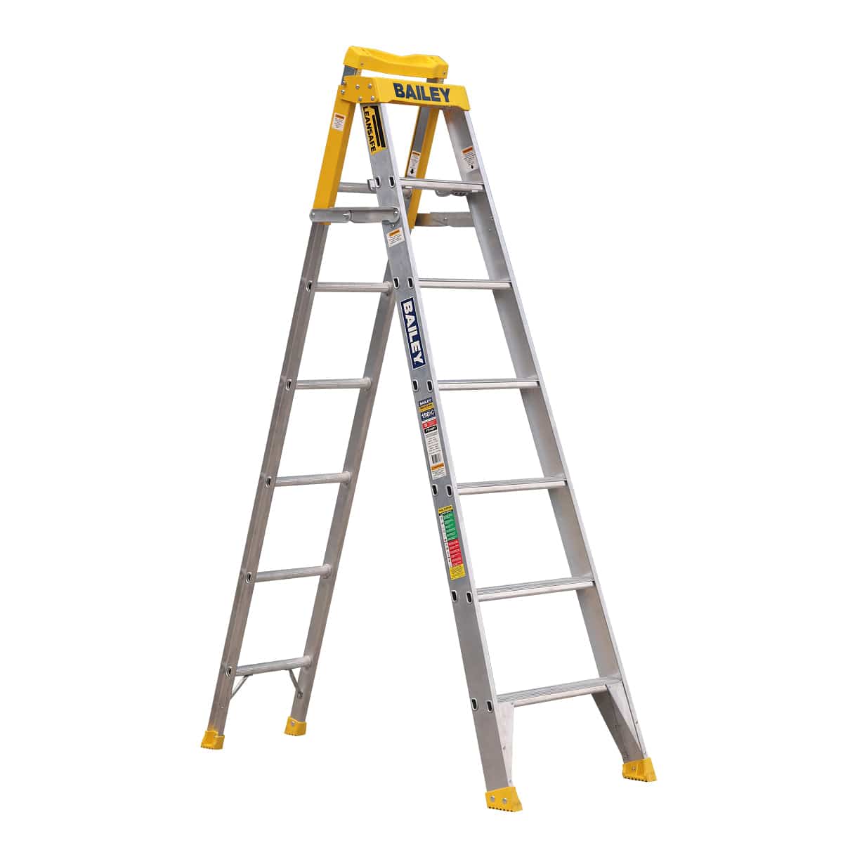 Bailey Pro Aluminium ASE7 PUNCHLOCK® 150kg 7 Step Pro Extension Stepladder FS14091