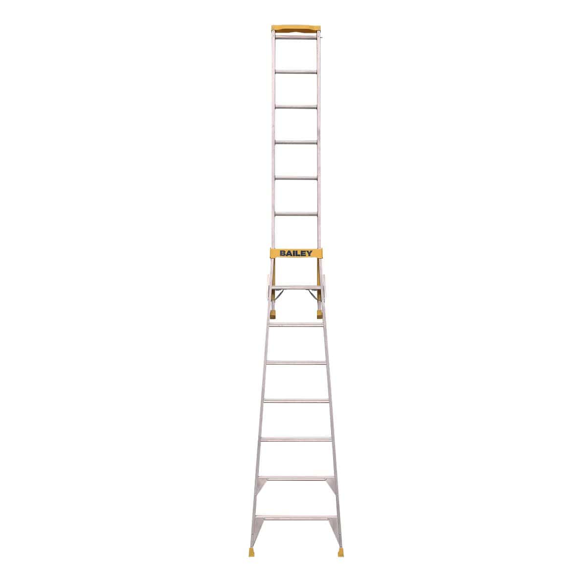 Bailey Pro Aluminium ASE8 PUNCHLOCK® 150kg 8 Step Pro Extension Stepladder FS14092