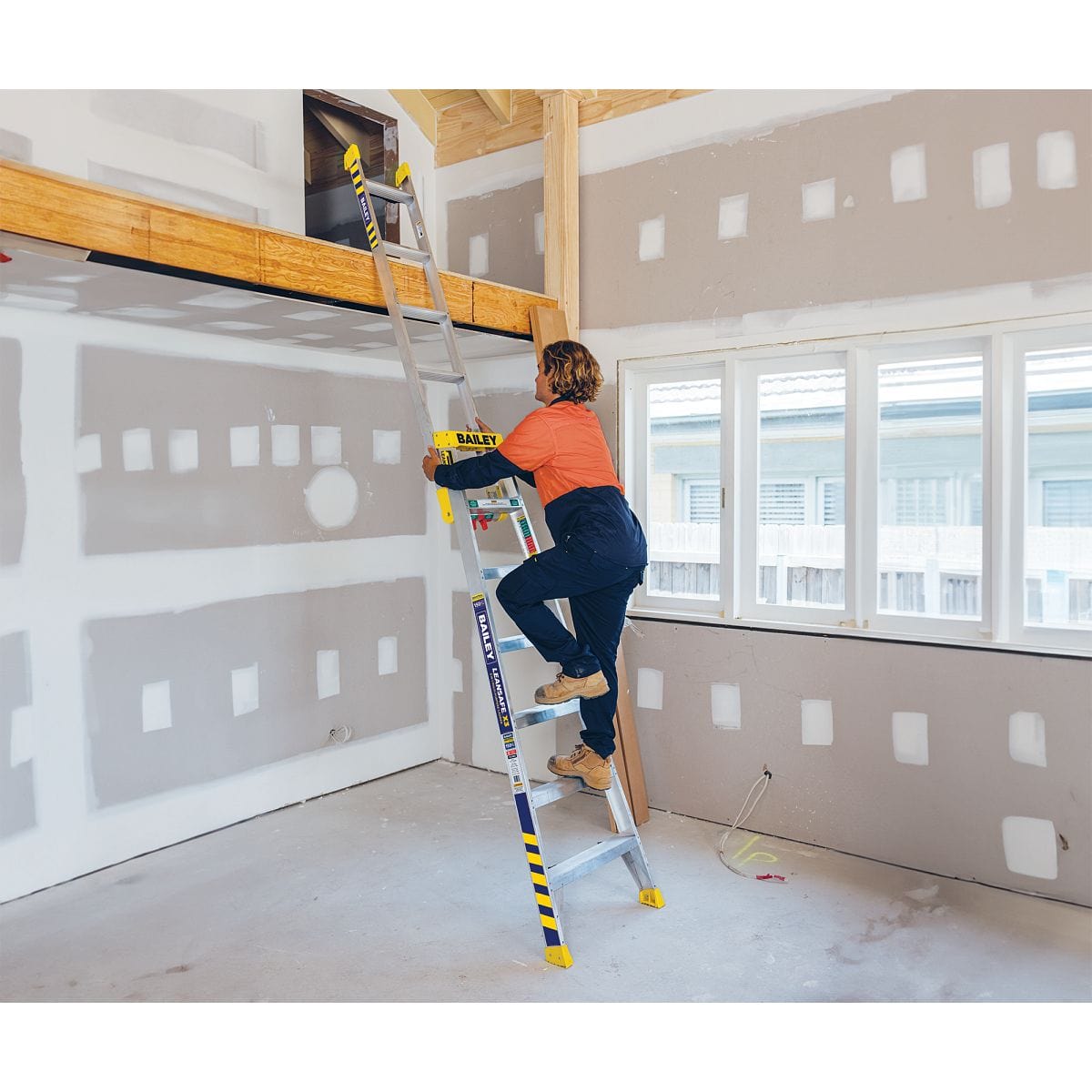 3 in 1  Lean Safe Ladder 150kg by Bailey