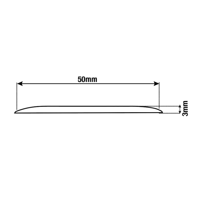 DTA Fibreglass Flatbar Stair Nosing 1.2m x 50mm Yellow FSE50