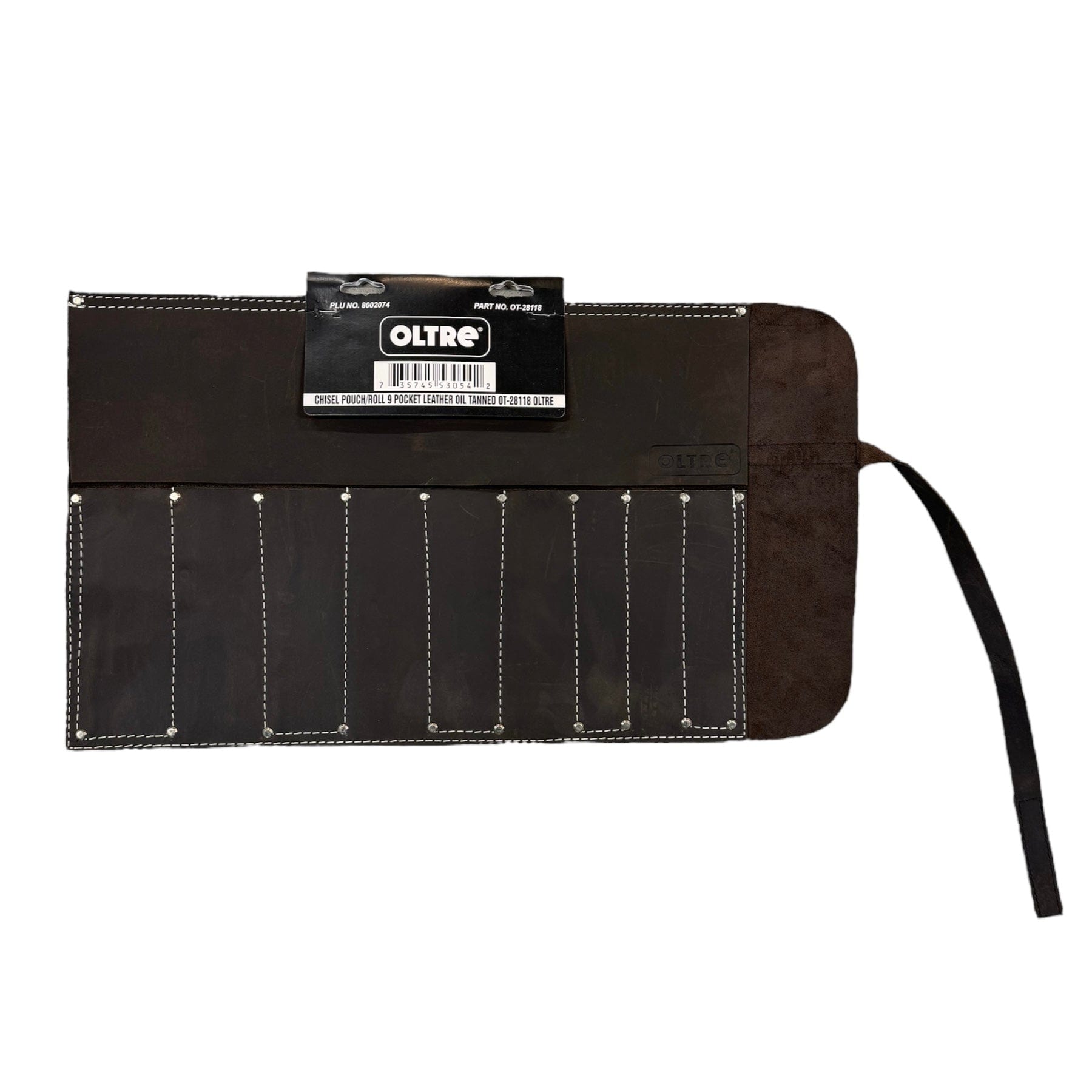 Oltre Tool Roll Leather 9 Pocket
