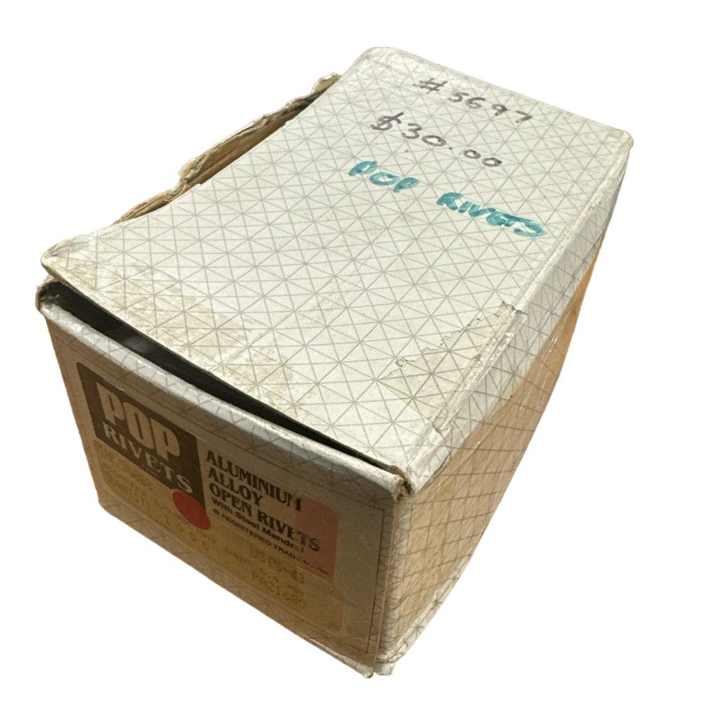 *Shop Soiled* 4mm x 6.4mm Aluminium Pop Rivets with Steel Mandrel (1000Pce)