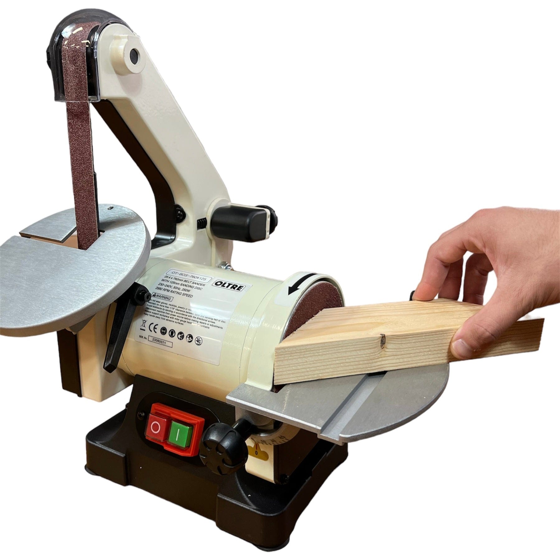 25mm (1") x 760mm (30") Belt & 125mm (5") Disc Sander OT-BDS-760X125 by Oltre