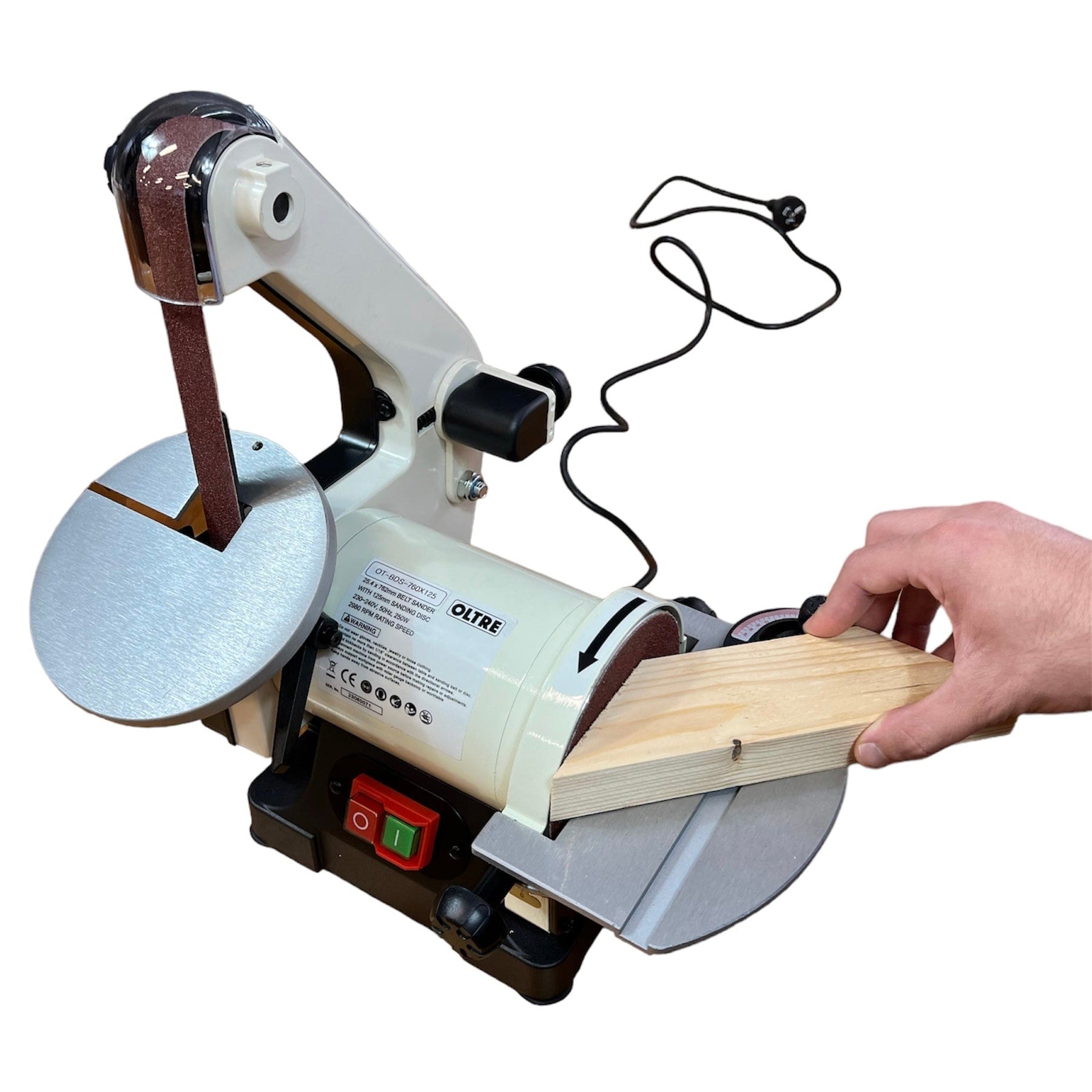 25mm (1") x 760mm (30") Belt & 125mm (5") Disc Sander OT-BDS-760X125 by Oltre
