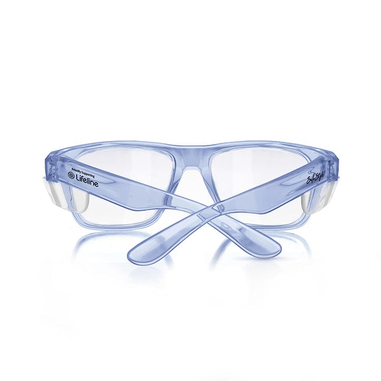 SafeStyle Fusions Blue Frame Clear Lens