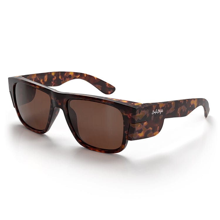 SafeStyle Fusions Matte Brown Tort Frame Brown Polarised Lens