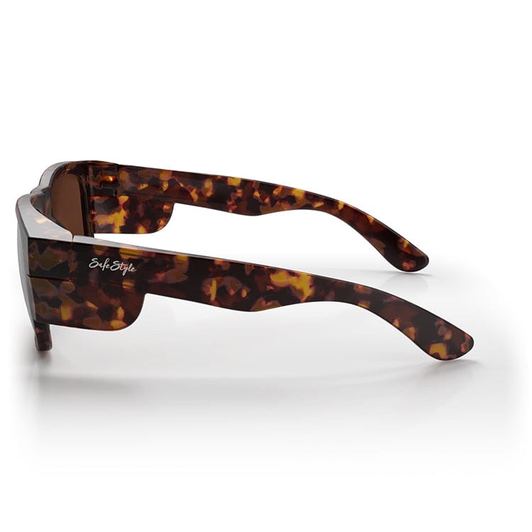 SafeStyle Fusions Matte Brown Tort Frame Brown Polarised Lens