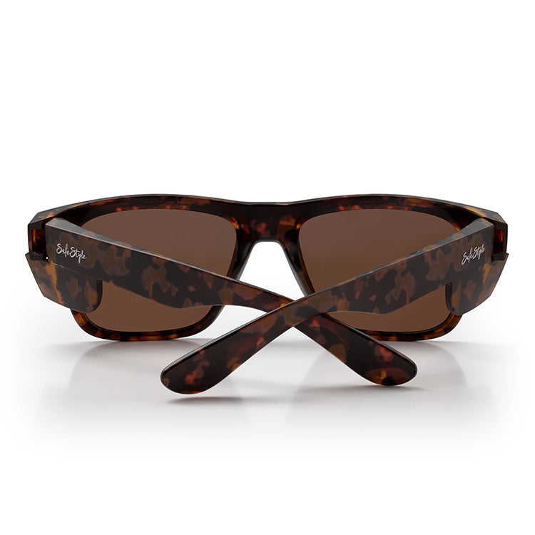 SafeStyle Fusions Matte Brown Tort Frame Brown Polarised Lens