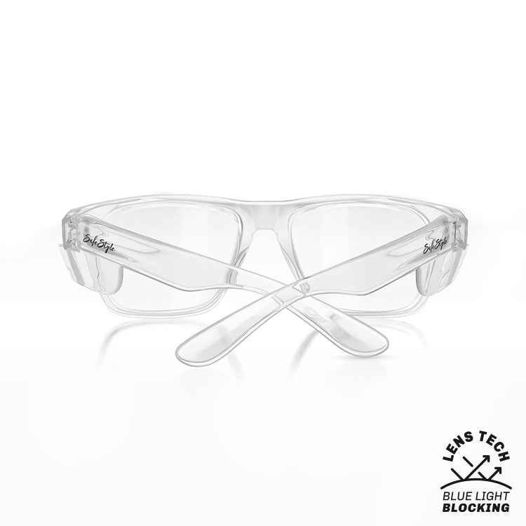SafeStyle Fusions Clear Frame Blue Light Blocking Lens