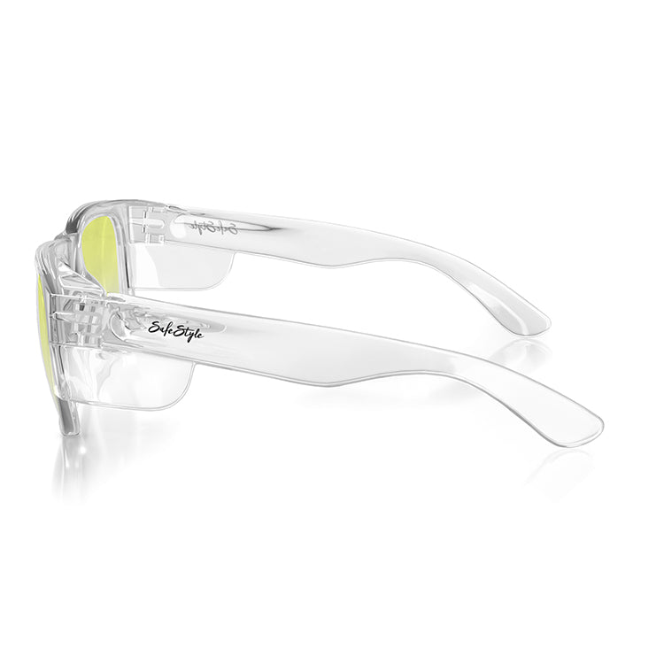 SafeStyle Fusions Clear Frame Yellow Lens