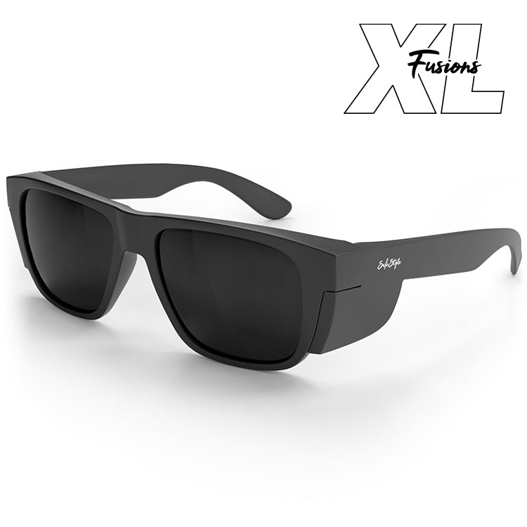 SafeStyle Fusions XL Matte Black Frame Polarised Lens
