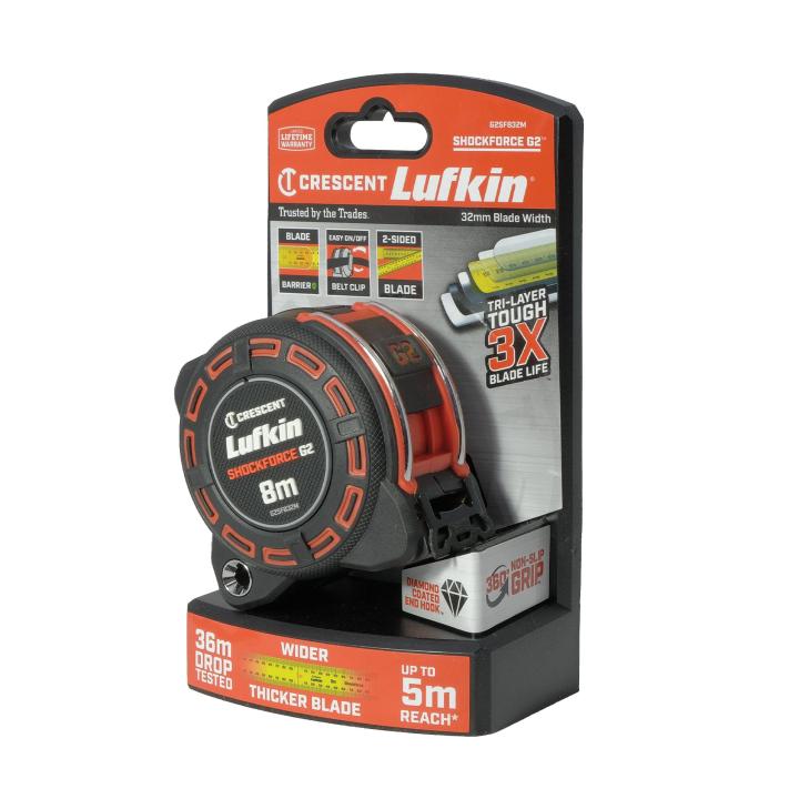 8m X 32mmShockforce™ G2 Tape Measure G2SF832M by Lufkin