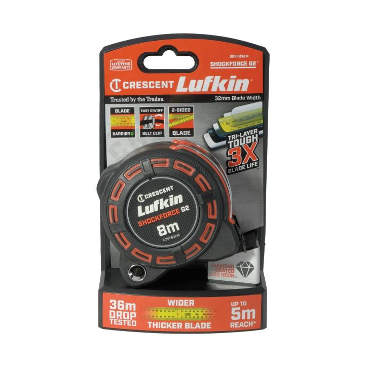 8m X 32mmShockforce™ G2 Tape Measure G2SF832M by Lufkin