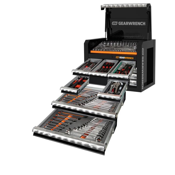 GEARWRENCH 260 Piece Combination Tool Kit + 28" Tool Chest 77019
