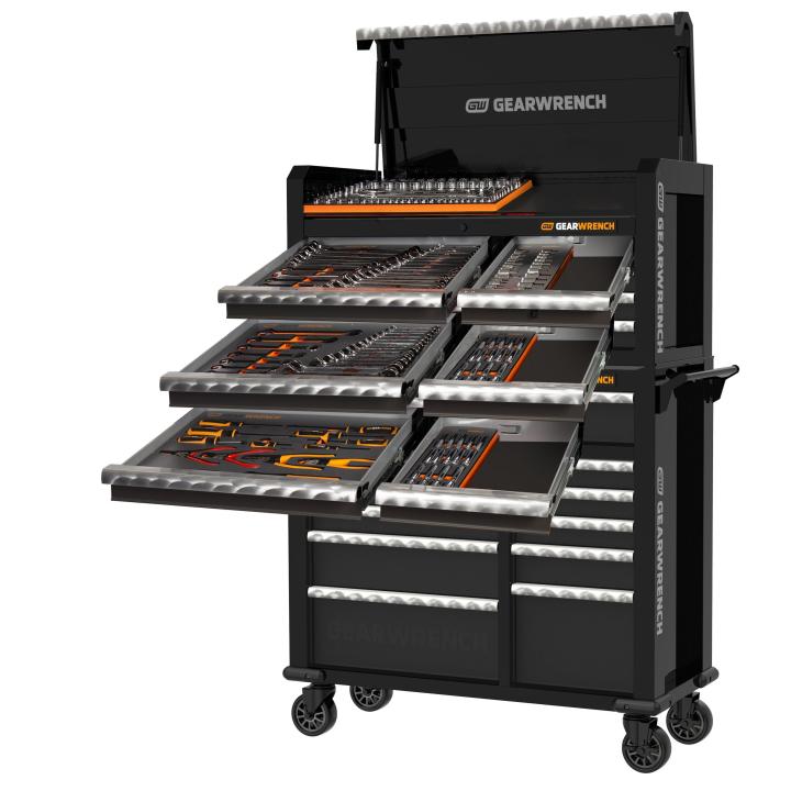 GEARWRENCH 234 Piece EVA Tool Kit, 43" (1092mm) Tool Chest and Trolley 77027