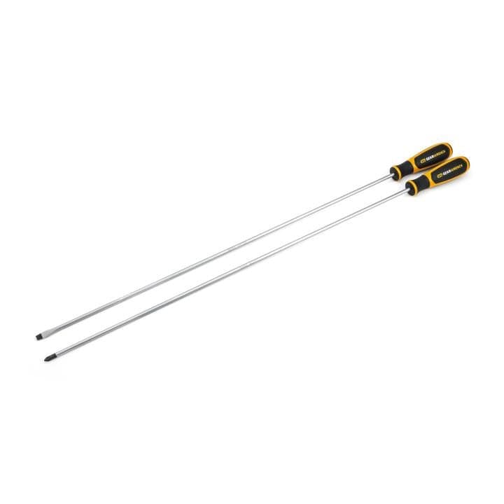 Phillips®/Slotted Dual Material Screwdriver 2Pce Set 80068H by GEARWRENCH