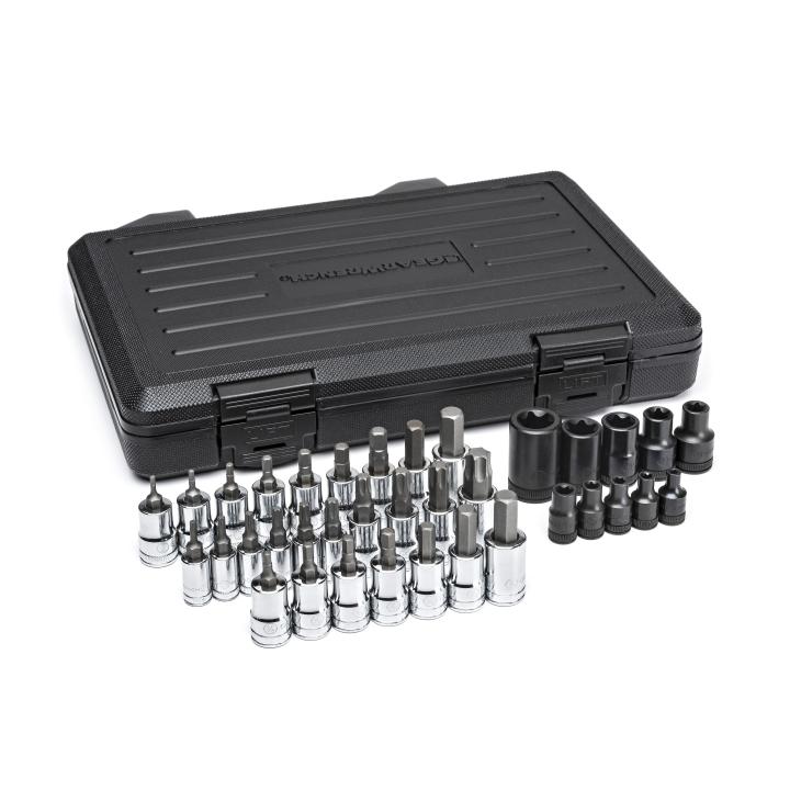 1/4”, 3/8” & 1/2” Drive Standard Hex, E-Torx® & Torx® Bit Metric & SAE Socket Set - 80726 by GEARWRENCH