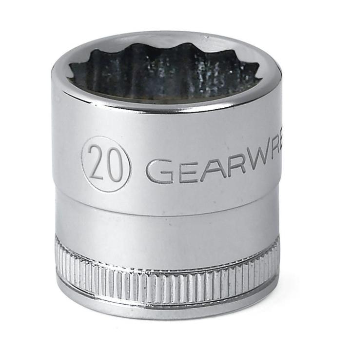 GEARWRENCH 21mm 1/2” Drive 12 Pt. Standard Metric Socket 80756