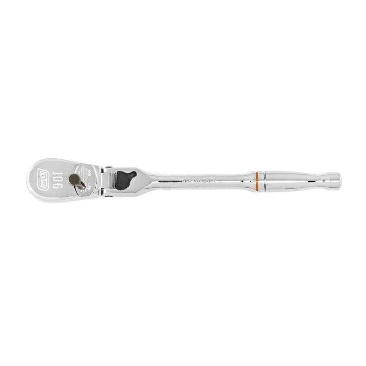 1/4” Drive 90 Tooth Locking Flex Head Teardrop Ratchet 178mm (7”) 81015T by GEARWRENCH