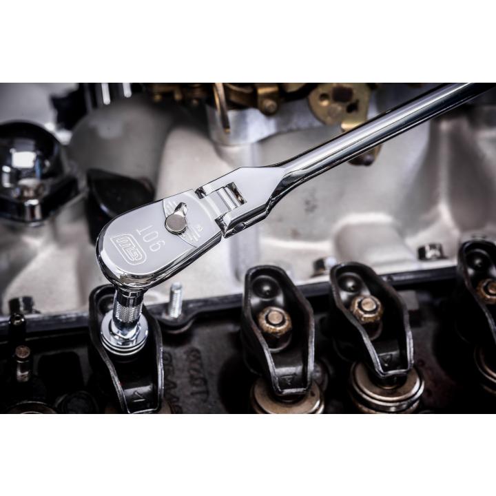 1/4” & 3/8” Drive 90-Tooth Flex Head Teardrop Ratchet 2Pce Set 81216T by GEARWRENCH