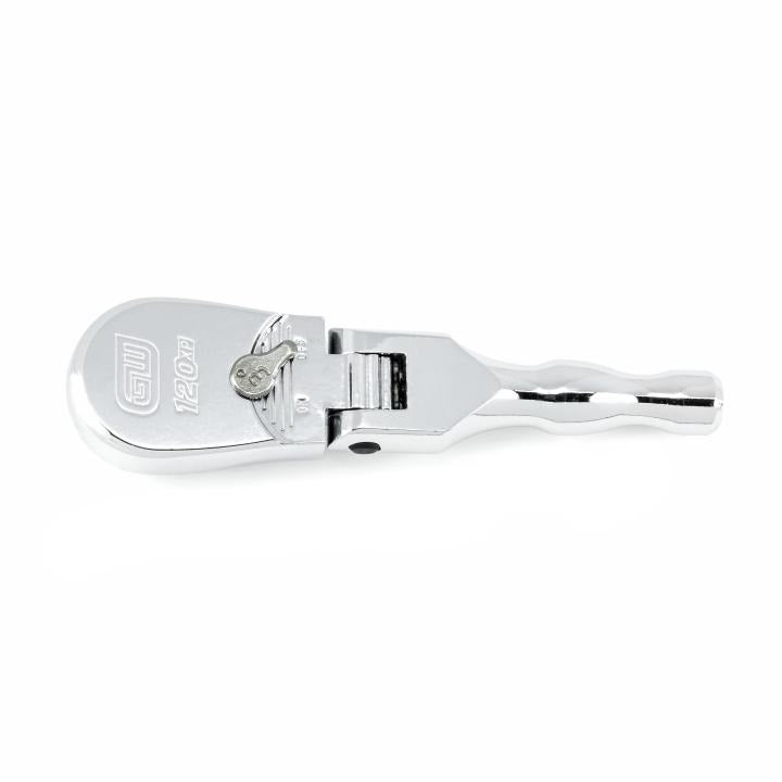 GEARWRENCH 3/8” Drive 120XP™ Stubby Flex Head Teardrop Ratchet 127mm (5”) 81212P