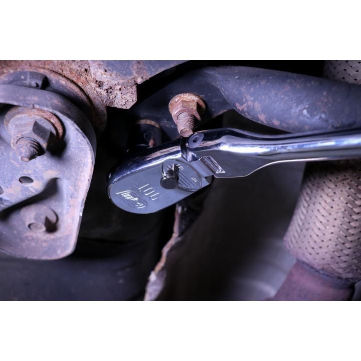 1/4” & 3/8” Drive 90-Tooth Flex Head Teardrop Ratchet 2Pce Set 81216T by GEARWRENCH