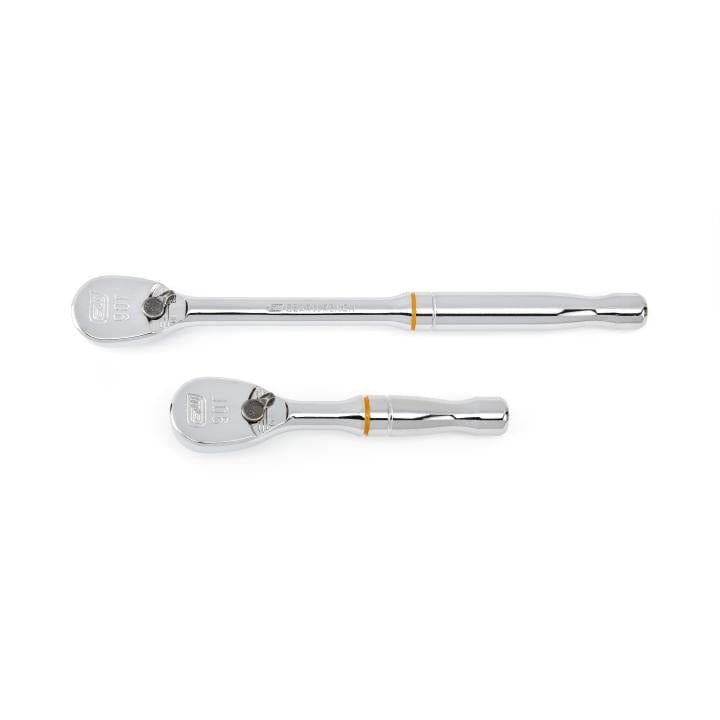 3/8” Drive 90-Tooth Compact Head Teardrop Ratchet 2Pce Set 81253T by GEARWRENCH