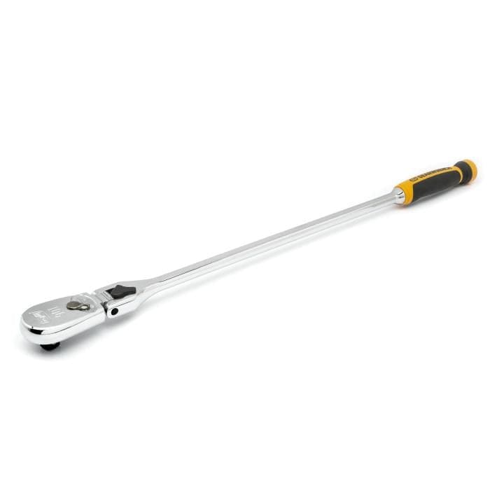 1/2” Drive 90-Tooth Dual Material Locking Flex Head Teardrop Ratchet 610mm (24”) 81372T by GEARWRENCH