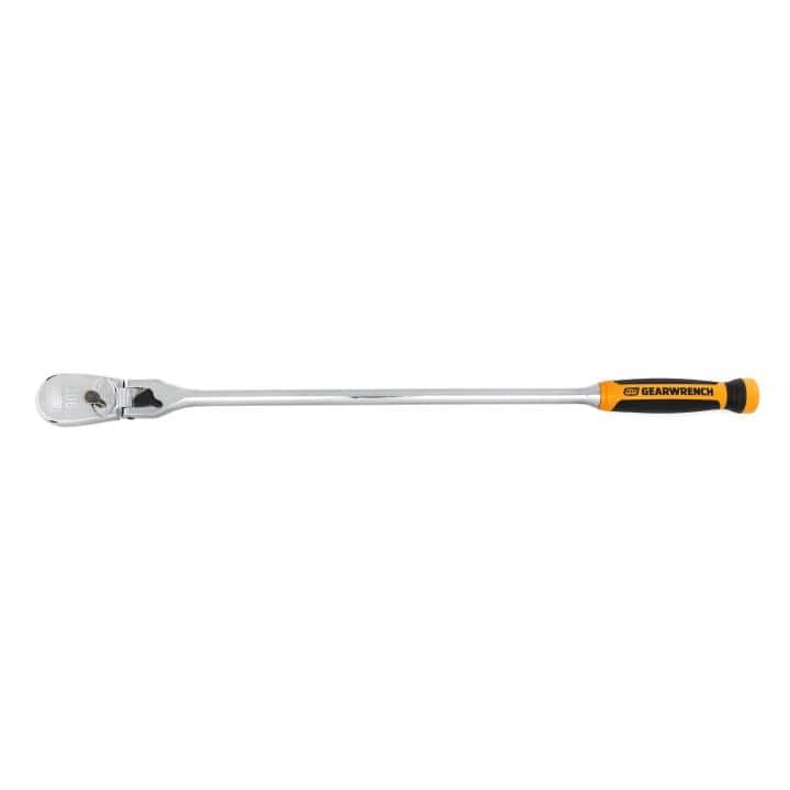 1/2” Drive 90-Tooth Dual Material Locking Flex Head Teardrop Ratchet 610mm (24”) 81372T by GEARWRENCH