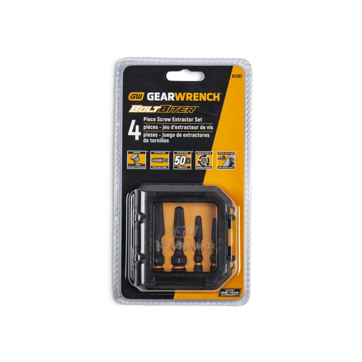 Bolt Biter™ Screw Extractor Set, 4Pce - 84787 by GEARWRENCH