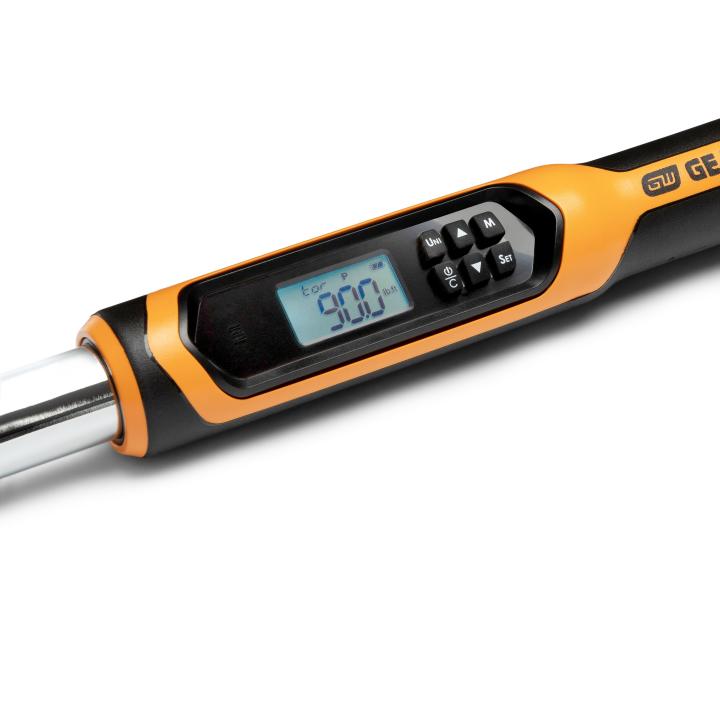 1/2" Flex Head Electronic Torque Wrench with Angle 25-250 ft/lbs 85079 by GEARWRENCH