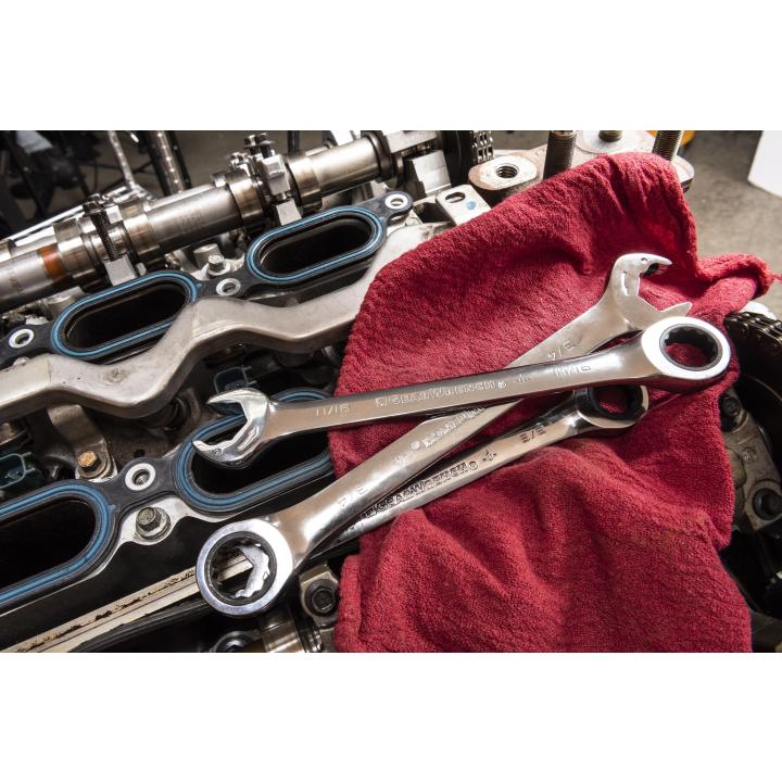 72-Tooth 12 Point Open End Ratcheting Combination SAE Wrench Set 8Pce - 85599 by GEARWRENCH