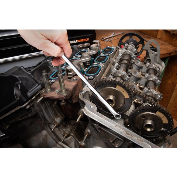 12 Piece 72-Tooth 12 Point XL GearBox™ Double Box Ratcheting Metric Wrench Set 85988 by GEARWRENCH