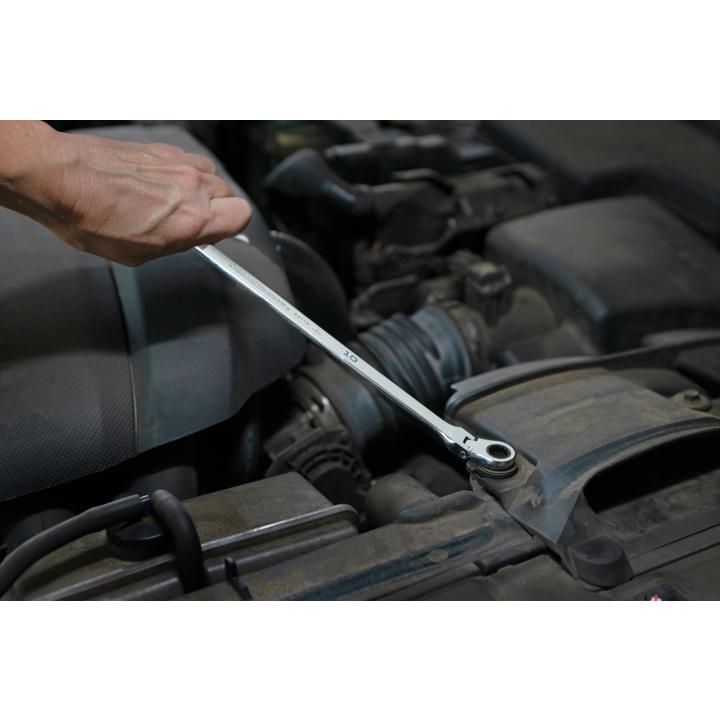 10Pce 120XP™ Universal Spline XL Flex Head GearBox™ Ratcheting Metric Wrench Set - 86126 by GEARWRENCH